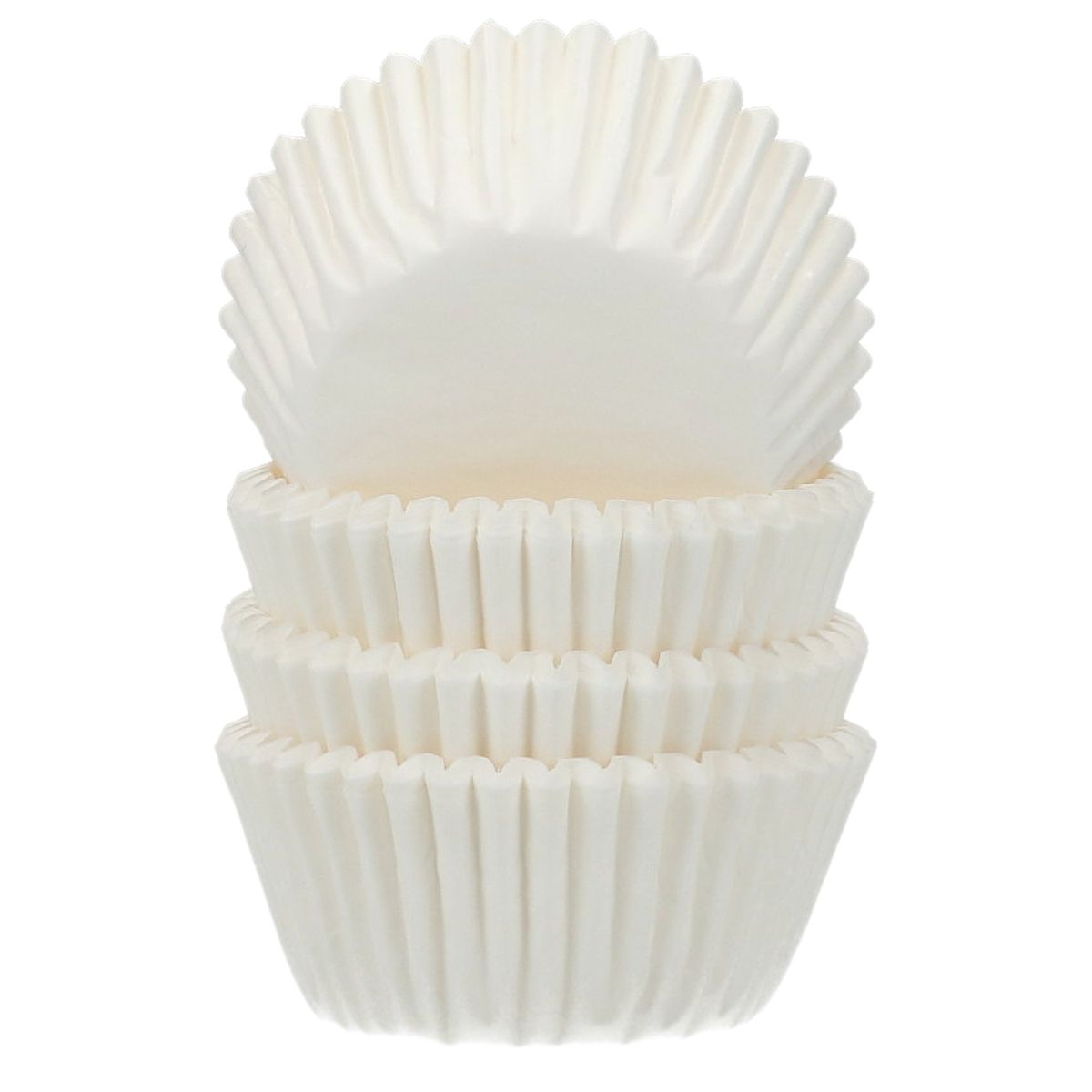Cukrářské mini košíčky bílé 500 ks FunCakes